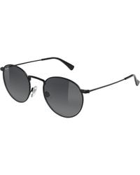 Maui Jim - Mj0667S 017 Occhiali Da Sole Metallo Grigio Rotonda - Lyst