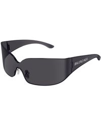 Balenciaga - Bb0421S 001 Sunglasses Acetate Mask - Lyst