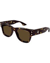 Montblanc - Mb0381S 003 Sunglasses Acetate Squared - Lyst