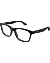 Montblanc - Mb0401O 001 Optical Frames Injected Transparent Squared - Lyst