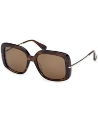 Max Mara - Mm0195 61N Sunglasses Acetate Round Normal - Lyst