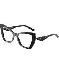 Dolce & Gabbana - Dg3409 501 Optical Frames Acetate Transparent Cat Eye Normal - Lyst