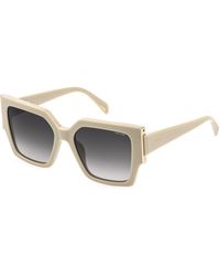 Police - Splr21 Secret 1 702 Sunglasses Acetate Smoke Squared Normal Shaded - Lyst
