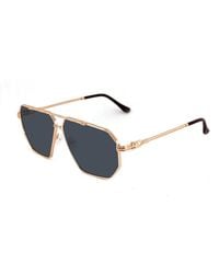 Xlab - Procida Sunglasses Metal Light Geometric Shaded - Lyst