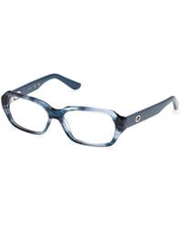 Guess - Gu50380 92 Optical Frames Acetate Geometric Normal - Lyst