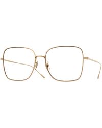 Oliver Peoples - Ov1348T Noralee 5037 Optical Frames Titanium Transparent Pillow Normal - Lyst