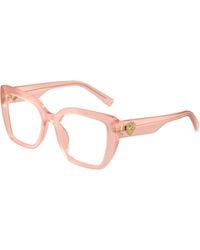 Dolce & Gabbana - Dg3441 3384 Optical Frames Acetate Transparent Squared Normal - Lyst