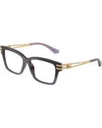 Dolce & Gabbana - Dg5117 3494 Optical Frames Injected Transparent Squared Normal - Lyst