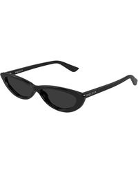 McQueen - Am0535S 001 Sunglasses Acetate Round - Lyst