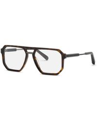 Philipp Plein - Vpp209M Plein Legacy 722 Optical Frames Acetate Geometric - Lyst