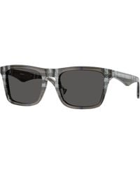 Burberry - Be4434 414787 Sunglasses Acetate Squared Normal - Lyst