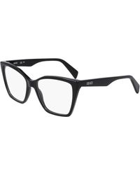Liu Jo - Lj2804 001 Optical Frames Acetate Squared Normal - Lyst