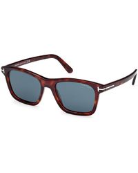 Tom Ford - Ft1179 Barron 54V Sunglasses Acetate Squared Normal - Lyst