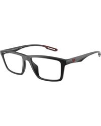 Emporio Armani - Ea4189V 5017 Optical Frames Injected Transparent Squared Normal - Lyst