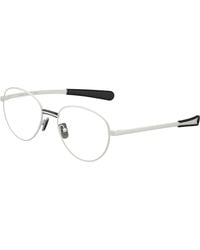 Moncler - Me1009 1004 Optical Frames Metal Transparent Round Normal - Lyst