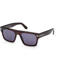 Tom Ford - Ft1337 Cyrus-02 52V Sunglasses Acetate Squared Normal - Lyst