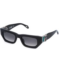 Just Cavalli - Sjc170V 700Y Sunglasses Acetate Smoke Geometric Normal Nuanced - Lyst