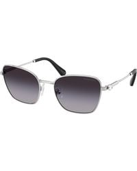 Swarovski - Sk7029 40018G Sunglasses Metal Pilot Normal Shaded - Lyst