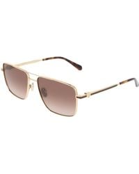 Ferragamo - Sf329Slbi 700 Sunglasses Metal Squared Normal Shaded - Lyst