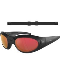 Giorgio Armani - Ar8201Q 50426Q Sunglasses Injected Round Mirrored - Lyst