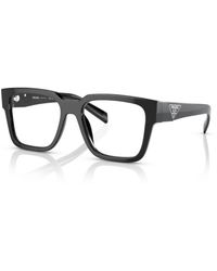 Prada - Pr 08Zv 1Ab1O1 Optical Frames Acetate Squared Normal - Lyst