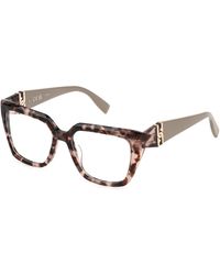 Furla - Vfu866 0Xap Optical Frames Acetate Squared - Lyst