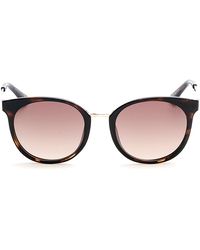 Guess - Gu7459 52F Sunglasses Injected Round Normal Shaded - Lyst