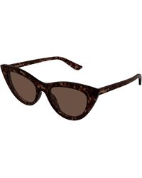 McQueen - Am0577S 002 Sunglasses Acetate Cat Eye - Lyst
