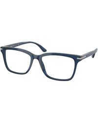 Prada - Pr 14Wv 1Ab1O1 Optical Frames Acetate Squared Normal - Lyst
