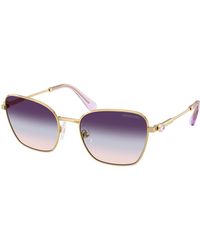 Swarovski - Sk7029 4036U7 Sunglasses Metal Pilot Normal Shaded - Lyst