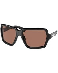 Miu Miu - Mu 06Ws 1Ab1P1 Sunglasses Acetate Geometric Normal - Lyst