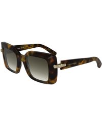 Longchamp - Lo776S 205 Sunglasses Acetate Squared Normal - Lyst