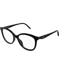 Saint Laurent - Sl M184 001 Optical Frames Acetate Transparent Cat Eye - Lyst
