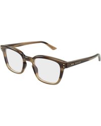 Gucci - Gg2132O 012 Optical Frames Acetate Transparent Squared - Lyst
