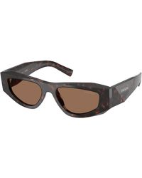 Prada - Pr B19S 17N06B Sunglasses Acetate Pillow Normal - Lyst