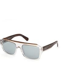Guess - Gu00367 26N Sunglasses Acetate Squared Normal - Lyst