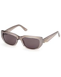 Guess - Gu00306 20A Sunglasses Injected Smoke Squared Normal - Lyst