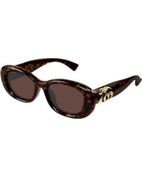 Gucci - Gg1829Sk 002 Sunglasses Injected Round - Lyst