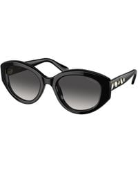 Swarovski - Sk6005 10018G Sunglasses Acetate Geometric Normal Shaded - Lyst