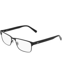 Nike - 1002Y 001 Optical Frames Metal Squared Normal - Lyst