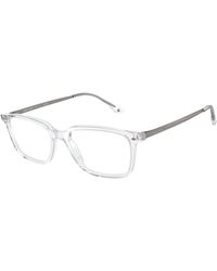 Giorgio Armani - Ar7183 5893 Optical Frames Acetate Squared Normal - Lyst