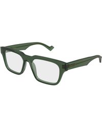 Gucci - Gg0963O 003 Optical Frames Acetate Transparent Squared - Lyst