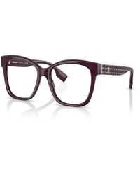 Burberry - Be2363 Sylvie 3979 Optical Frames Acetate Transparent Squared Normal - Lyst