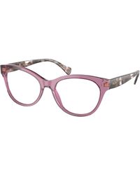 Ralph Lauren - Ra7141 6008 Optical Frames Acetate Transparent Cat Eye Normal - Lyst