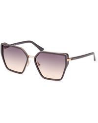 Guess - Gu7871 20B Sunglasses Injected Butterfly Normal Shaded - Lyst