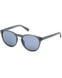 Timberland - Tb00049 20D Sunglasses Injected Smoke Round Polarized - Lyst