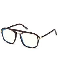 Tom Ford - Ft6086-B 052 Optical Frames Acetate Squared Normal - Lyst