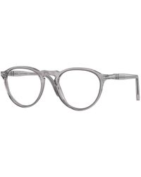 Persol - Po3286V 309 Optical Frames Acetate Transparent Pantos Normal - Lyst