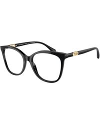 Emporio Armani - Ea3231 5017 Optical Frames Acetate Transparent Squared Normal - Lyst