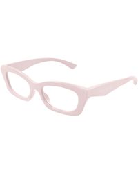 McQueen - Am0474O 005 Optical Frames Acetate Transparent Squared - Lyst